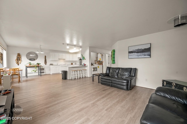 900 W Selina Ln, Wasilla, AK 99654 - living room with light wood-style floors