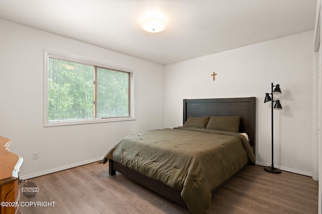 900 W Selina Ln, Wasilla, AK 99654 - bedroom with wood finished floors