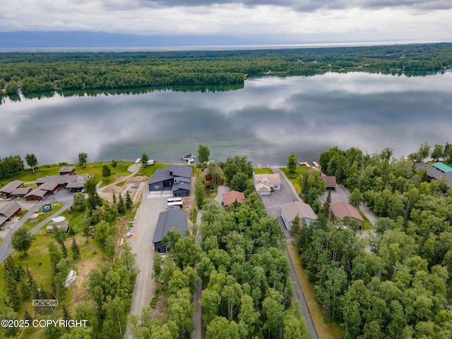 900 W Selina Ln, Wasilla, AK 99654 - aerial view of residential area featuring a nearby body of water