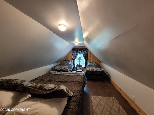 13925 Ravenquest Ave, Seward, AK 99664 - bedroom featuring lofted ceiling and baseboards
