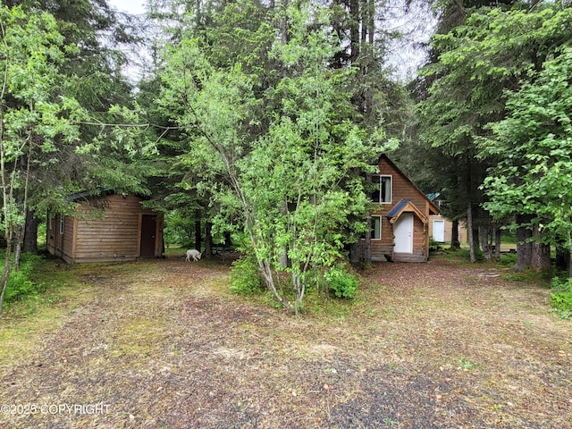13925 Ravenquest Ave, Seward, AK 99664 - view of yard with an outbuilding