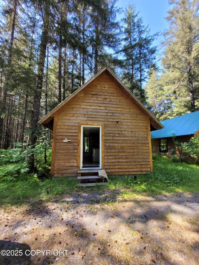 13925 Ravenquest Ave, Seward, AK 99664 - view of outbuilding featuring entry steps
