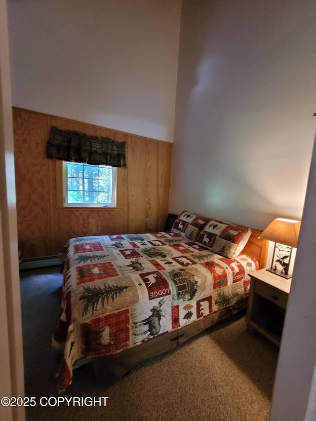 13925 Ravenquest Ave, Seward, AK 99664 - carpeted bedroom with a baseboard radiator