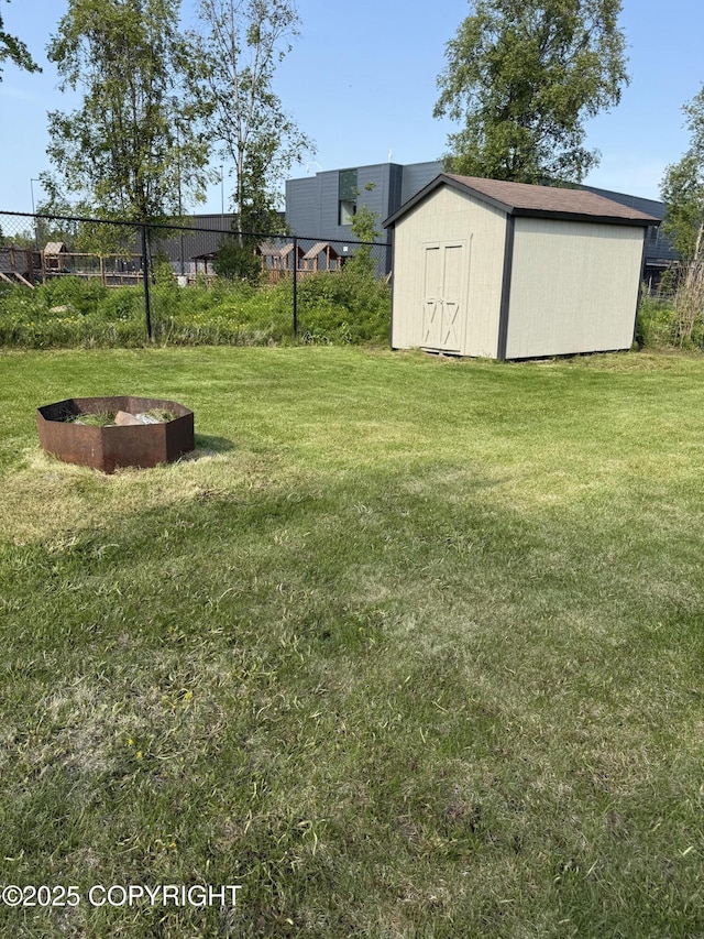 1510 Fathom Dr, Kenai, AK 99611 - view of yard with a shed