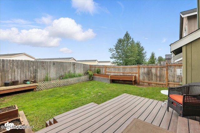 339 Skwentna Dr # 24, Anchorage, AK 99504 - wooden terrace featuring a fenced backyard