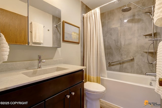 6312 Air Guard Rd, Anchorage, AK 99502 - full bathroom featuring vanity and shower / tub combo with curtain