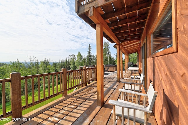 37905 Hall Rd, Sterling, AK 99672 - view of deck