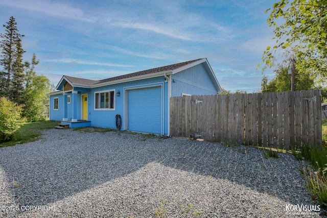 1524 N Little Susitna Dr, Wasilla, AK 99654 - ranch-style house with a garage and driveway