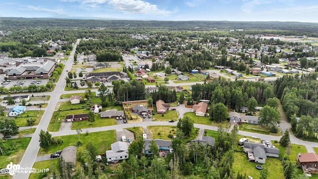 222 Crest Dr, Soldotna, AK 99669 - aerial view of property's location featuring nearby suburban area