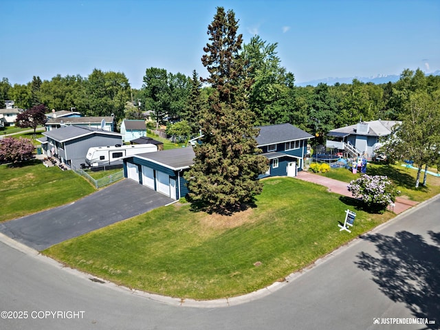3031 Bennett Ave, Anchorage, AK 99517 - aerial perspective of suburban area