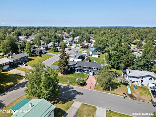 3031 Bennett Ave, Anchorage, AK 99517 - aerial perspective of suburban area