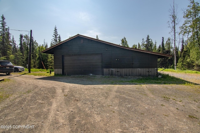 38835 Pinewood Ave, Sterling, AK 99672 - detached garage featuring driveway