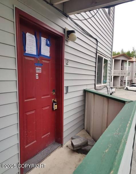 7141 Weimer Rd # 46, Anchorage, AK 99502 - view of exterior entry