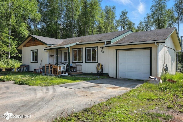 600 E Strathclyde Ln, Wasilla, AK 99654 - ranch-style home with an attached garage and concrete driveway