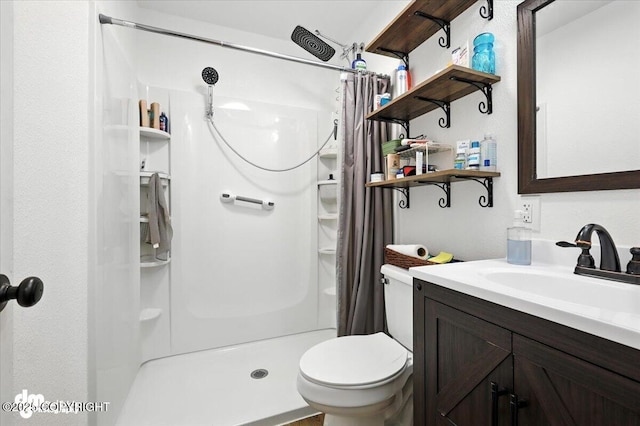 600 E Strathclyde Ln, Wasilla, AK 99654 - full bathroom featuring a stall shower and vanity