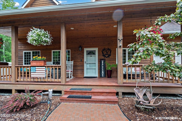 4051 Twilight Ln, Anchorage, AK 99516 - view of exterior entry featuring a porch