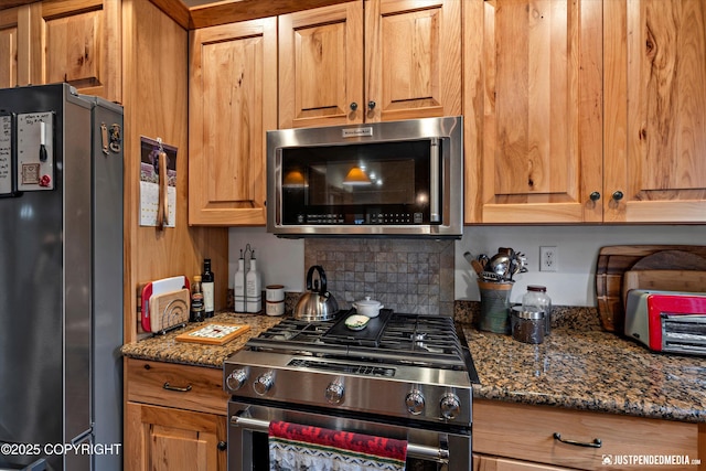 4051 Twilight Ln, Anchorage, AK 99516 - kitchen with appliances with stainless steel finishes and dark stone counters