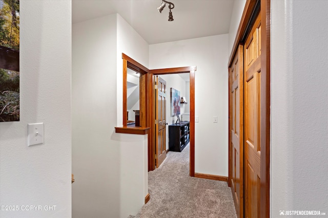 4051 Twilight Ln, Anchorage, AK 99516 - hallway featuring carpet floors and baseboards