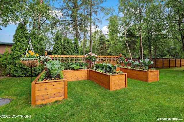 4051 Twilight Ln, Anchorage, AK 99516 - view of yard with a garden