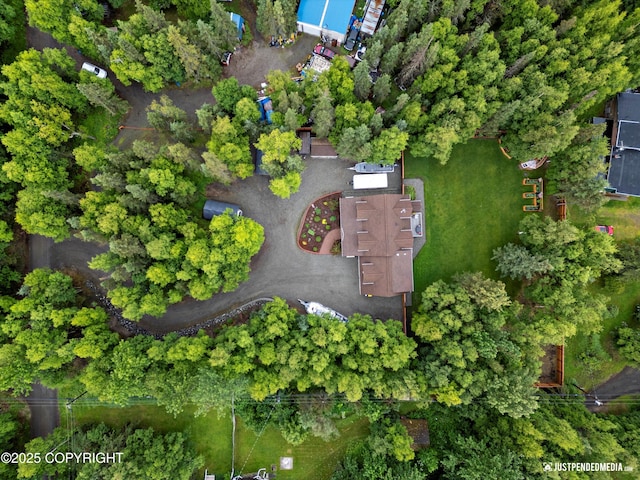 4051 Twilight Ln, Anchorage, AK 99516 - aerial view of property and surrounding area