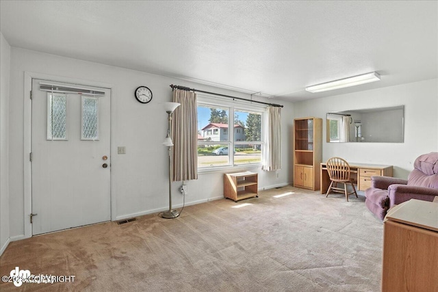 275 S Hoyt St, Anchorage, AK 99508 - foyer entrance with carpet and baseboards