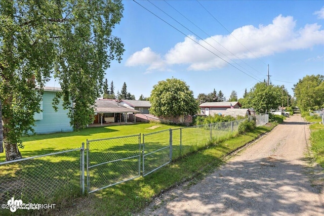 275 S Hoyt St, Anchorage, AK 99508 - view of road with a gate
