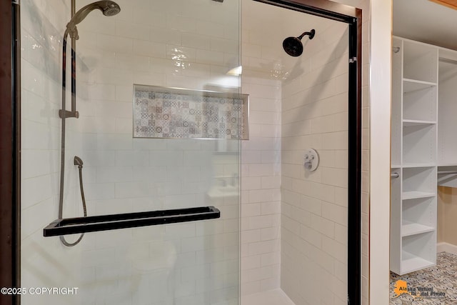 9606 Reliance Dr, Anchorage, AK 99507 - bathroom with a stall shower