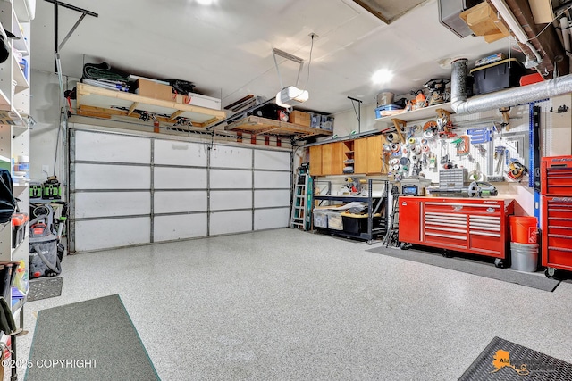 9606 Reliance Dr, Anchorage, AK 99507 - garage featuring a garage door opener