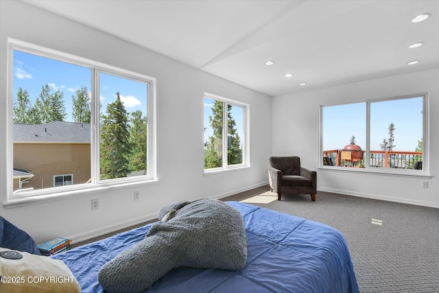 11300 Browder Ave, Anchorage, AK 99507 - carpeted bedroom with recessed lighting