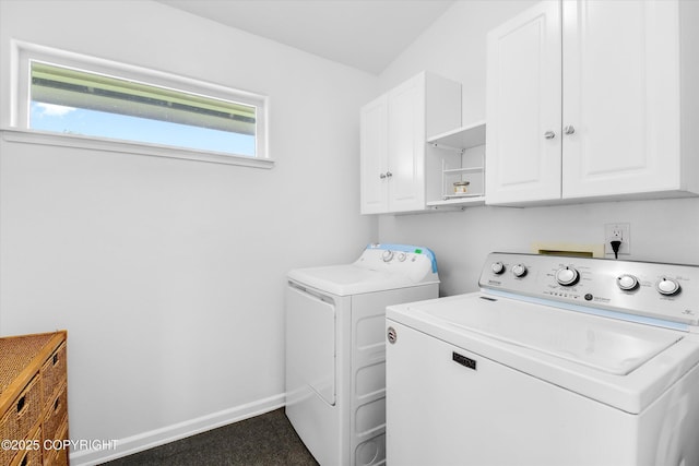 11300 Browder Ave, Anchorage, AK 99507 - laundry room with independent washer and dryer, cabinet space, and plenty of natural light