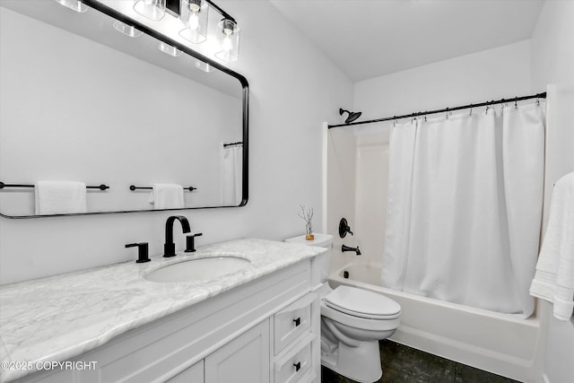 11300 Browder Ave, Anchorage, AK 99507 - full bathroom with vanity and shower / tub combo with curtain