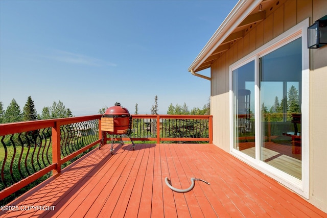 11300 Browder Ave, Anchorage, AK 99507 - view of wooden terrace
