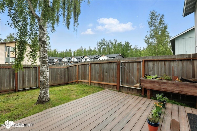 12313 Lake St # C-7, Eagle River, AK 99577 - deck with a fenced backyard