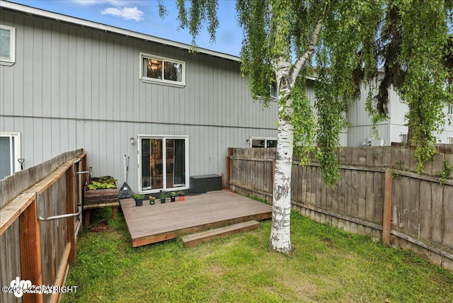12313 Lake St # C-7, Eagle River, AK 99577 - rear view of property with a deck