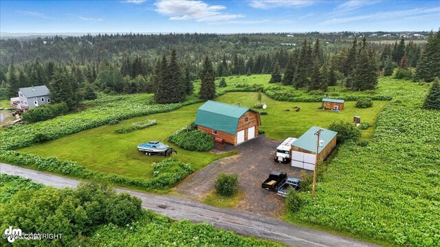 64320 Trail Rd, Anchor Point, AK 99556 - bird's eye view of a forest