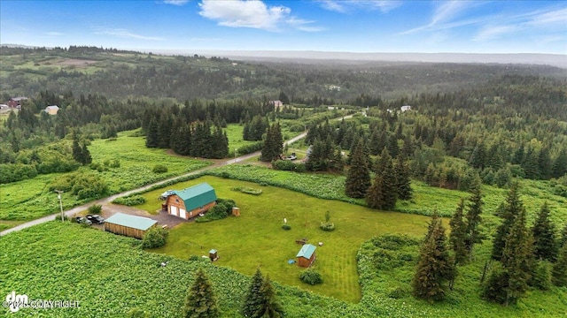 64320 Trail Rd, Anchor Point, AK 99556 - view from above of property featuring a heavily wooded area