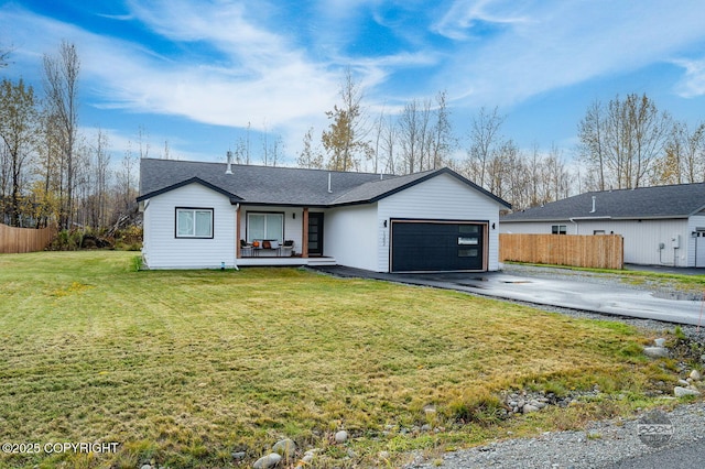1302 E Esty Dr, Palmer, AK 99645 - single story home featuring a garage, driveway, and a shingled roof