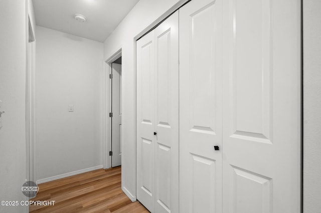 1302 E Esty Dr, Palmer, AK 99645 - hallway with light wood-type flooring and baseboards