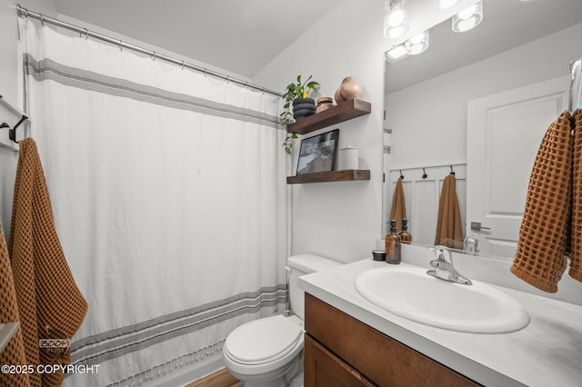 1302 E Esty Dr, Palmer, AK 99645 - full bathroom featuring vanity and shower / bathtub combination with curtain