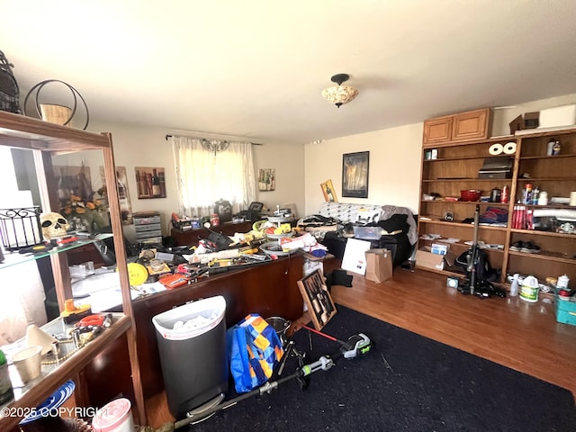 4002 Barbara Dr, Anchorage, AK 99517 - home office featuring wood finished floors