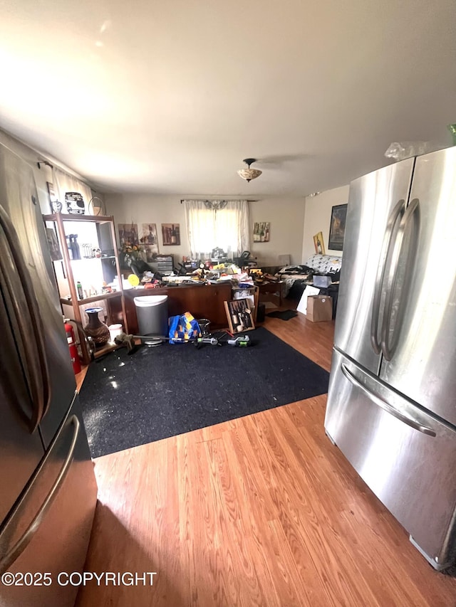 4002 Barbara Dr, Anchorage, AK 99517 - living room featuring wood finished floors