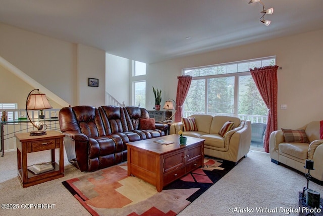 20103 Riverside Dr # 1B, Eagle River, AK 99577 - view of carpeted living room