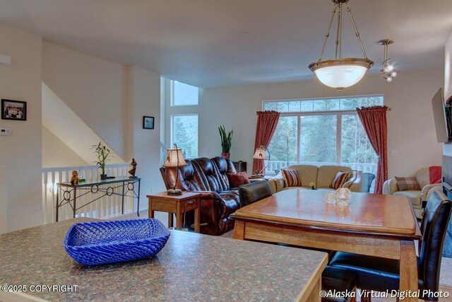 20103 Riverside Dr # 1B, Eagle River, AK 99577 - dining area with healthy amount of natural light