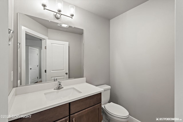 20218 Eagles Nest Ct, Eagle River, AK 99577 - half bath featuring toilet and vanity