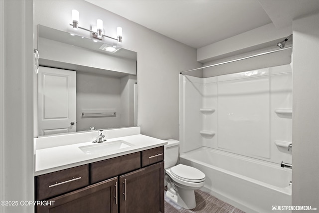 20218 Eagles Nest Ct, Eagle River, AK 99577 - full bathroom featuring vanity and bathing tub / shower combination