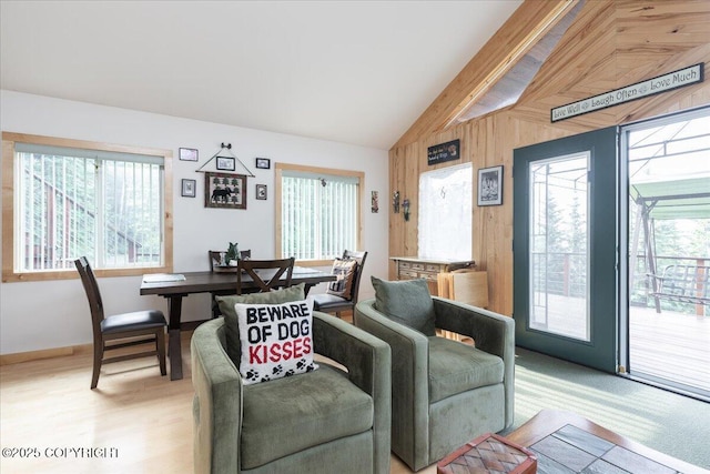 1685 Taroka Dr, Fairbanks, AK 99709 - living room featuring wooden walls and baseboards