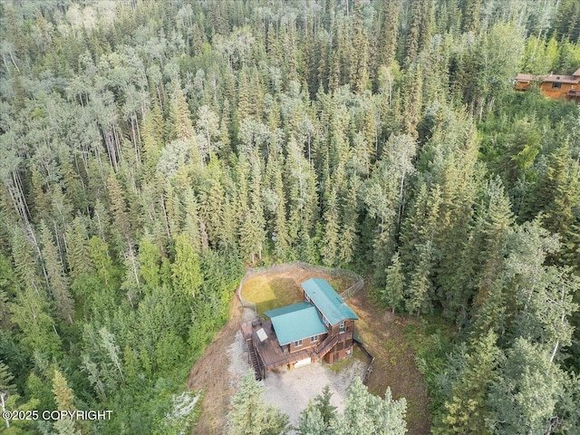 1685 Taroka Dr, Fairbanks, AK 99709 - view of subject property featuring a forest