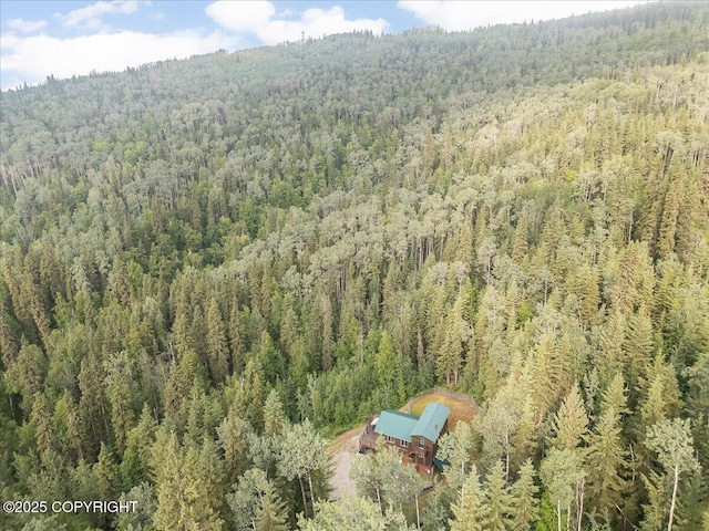 1685 Taroka Dr, Fairbanks, AK 99709 - view from above of property with a forest