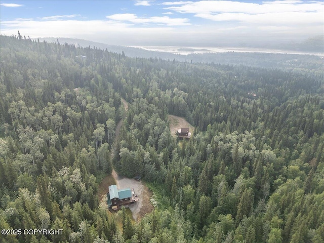 1685 Taroka Dr, Fairbanks, AK 99709 - aerial view of a heavily wooded area