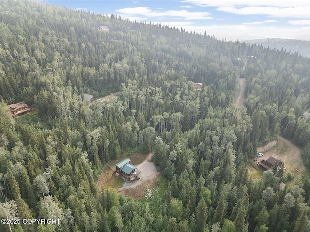 1685 Taroka Dr, Fairbanks, AK 99709 - view of property location featuring a heavily wooded area